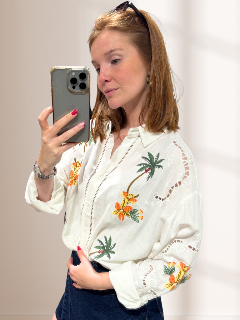 Blouse broderie Palm