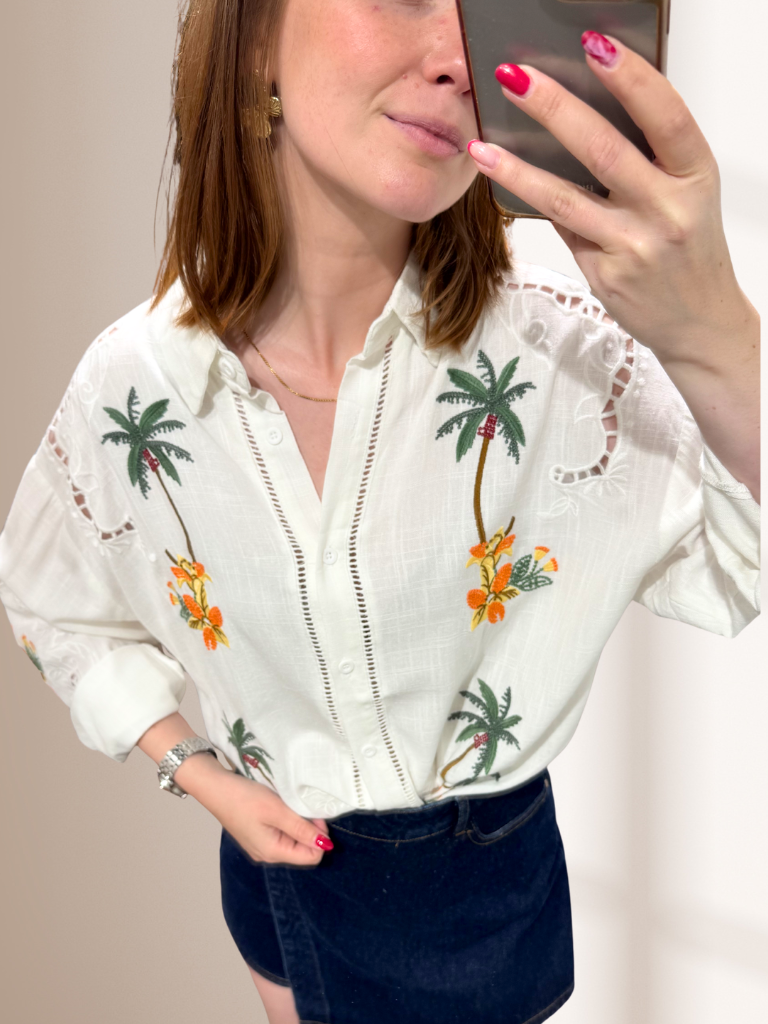Blouse broderie Palm