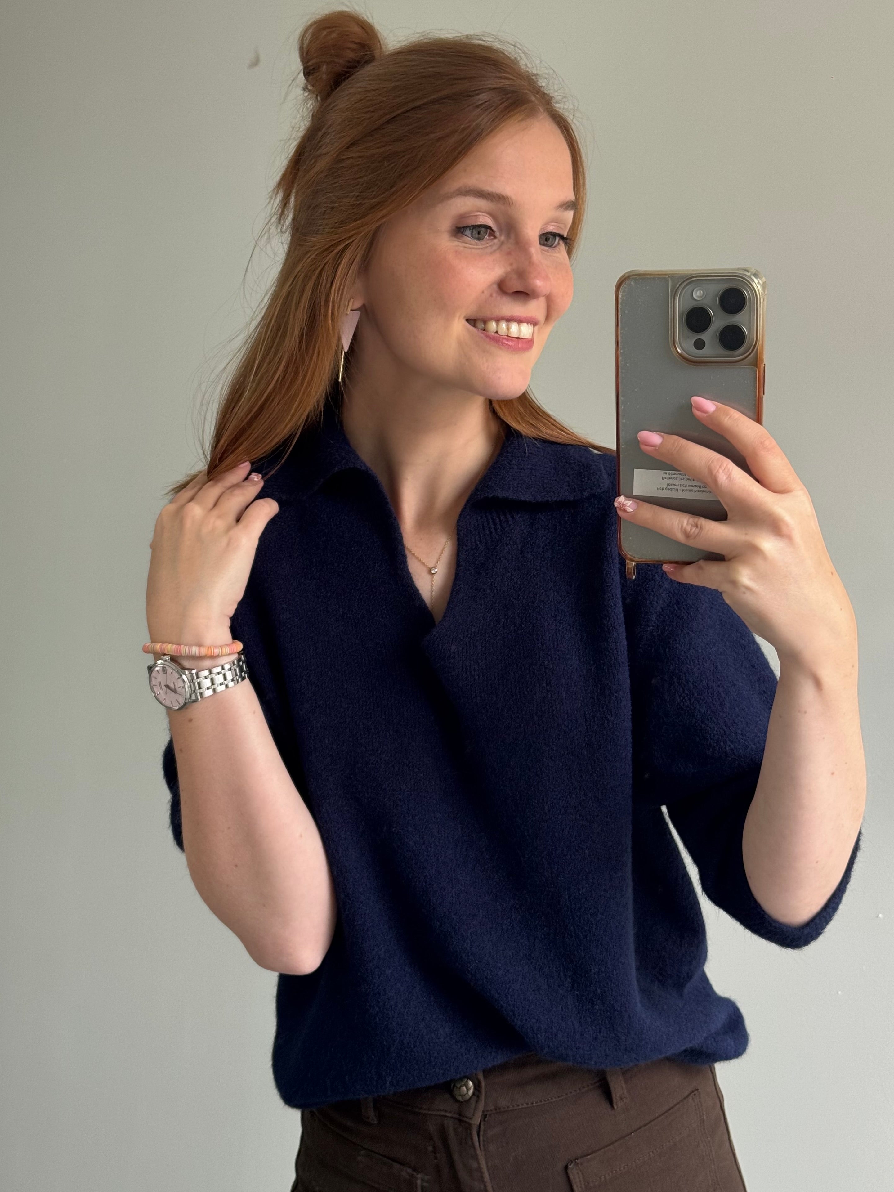 Trui Polo Sandy blauw