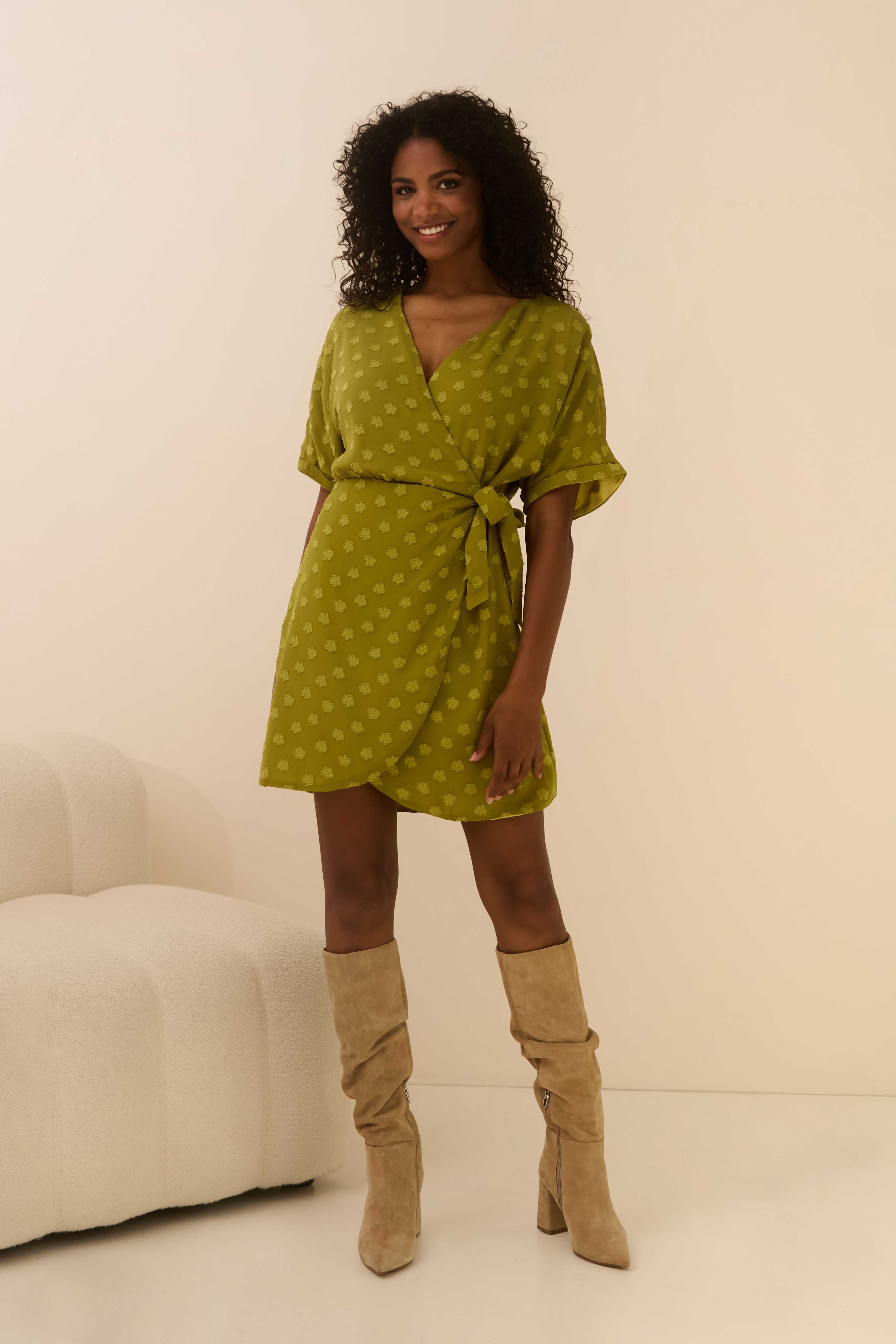 Jurk Gulia Groen
