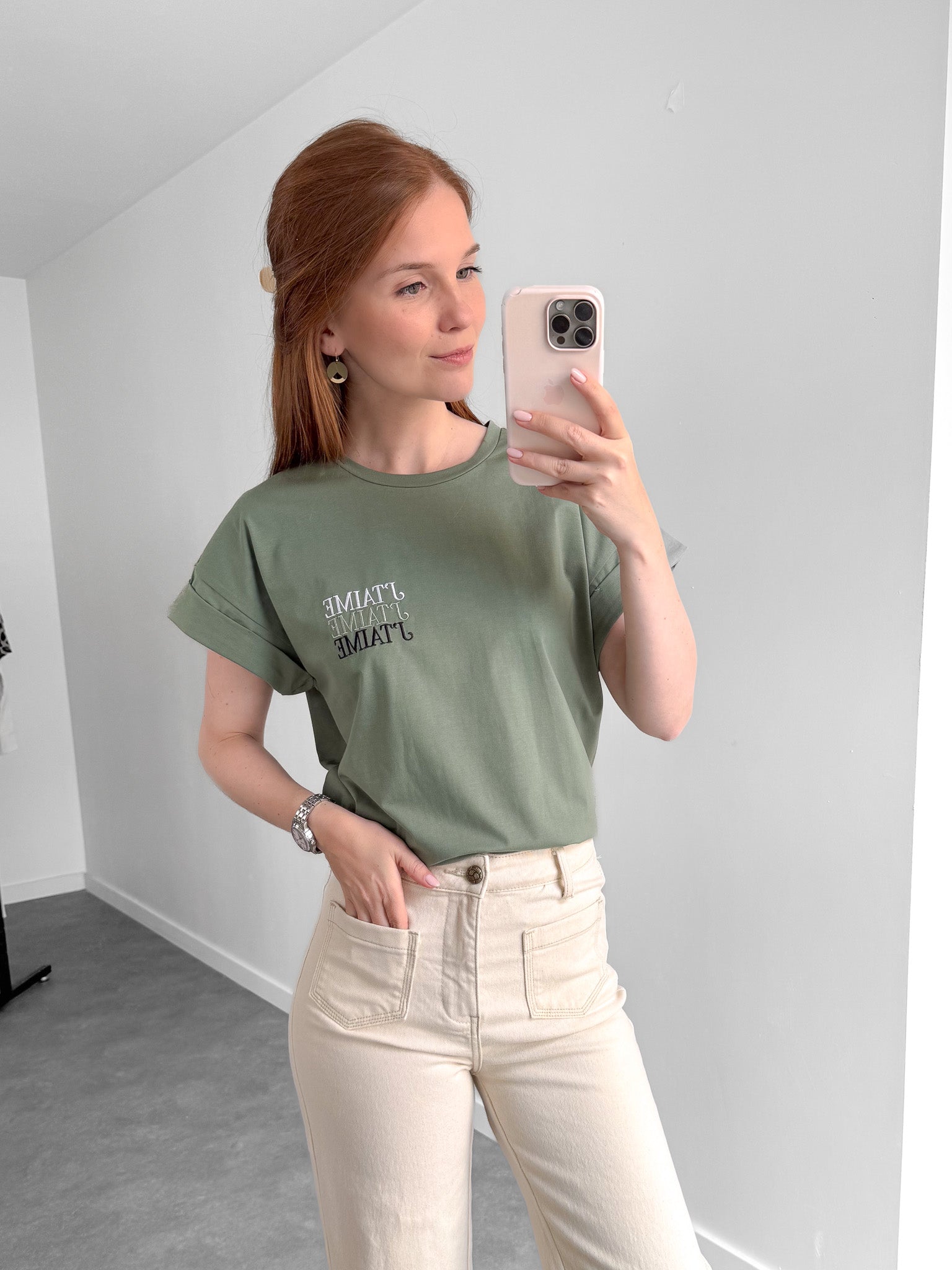 T-shirt Lilou kaki