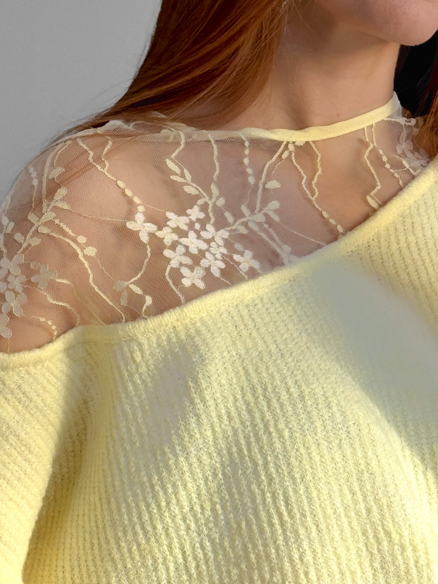 Trui Jollie botergeel