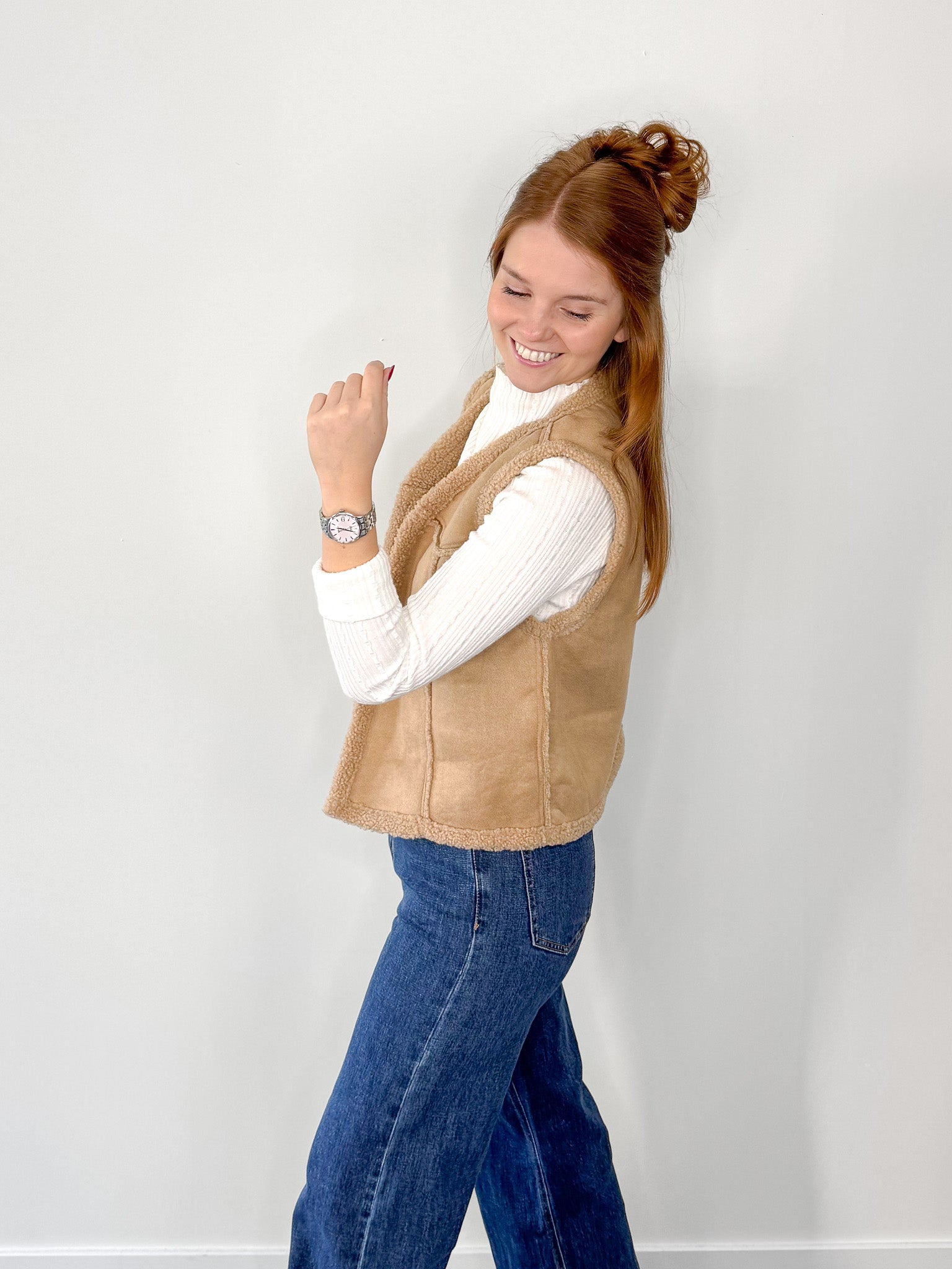 Gilet Mois beige