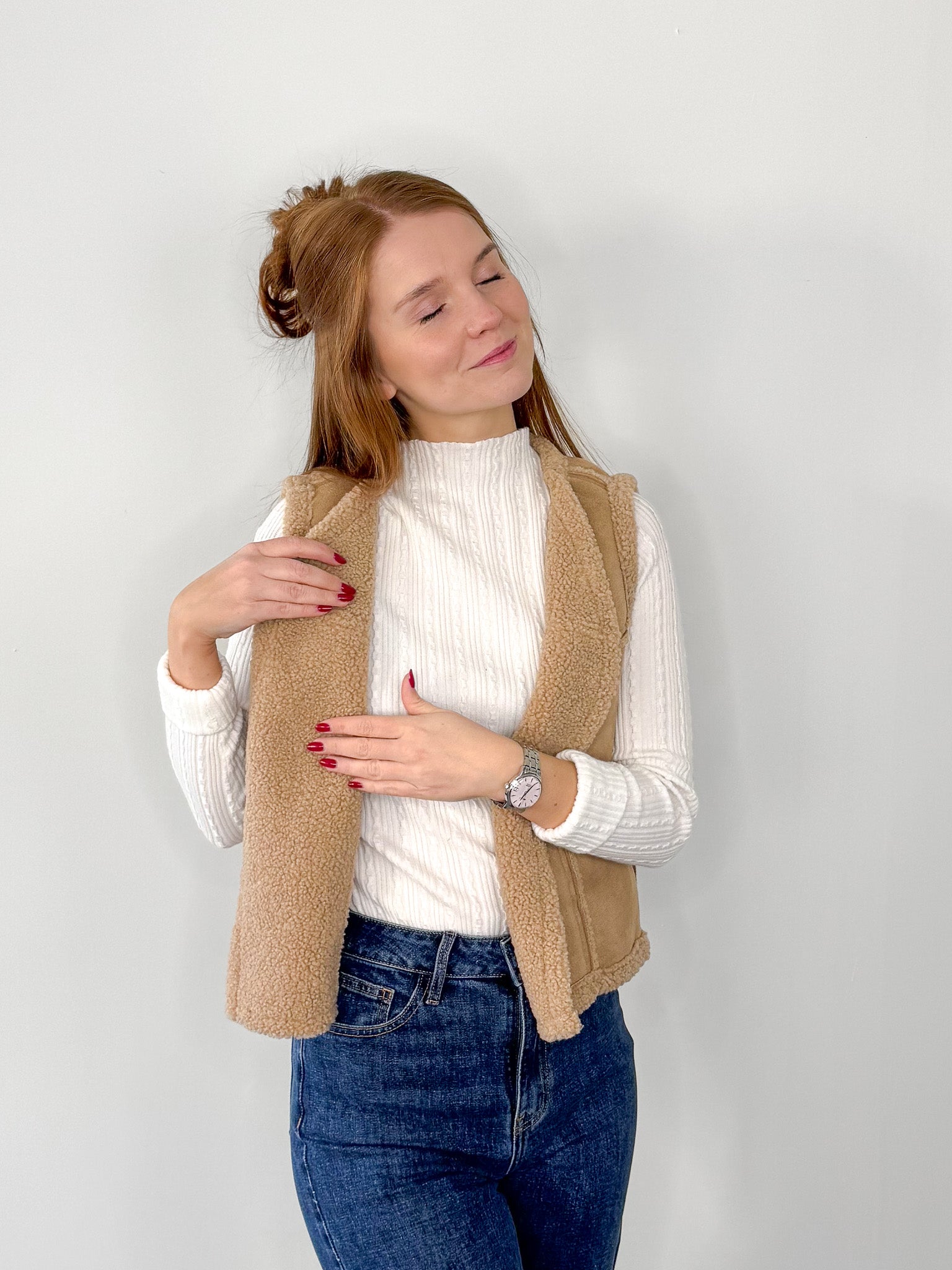 Gilet Mois beige