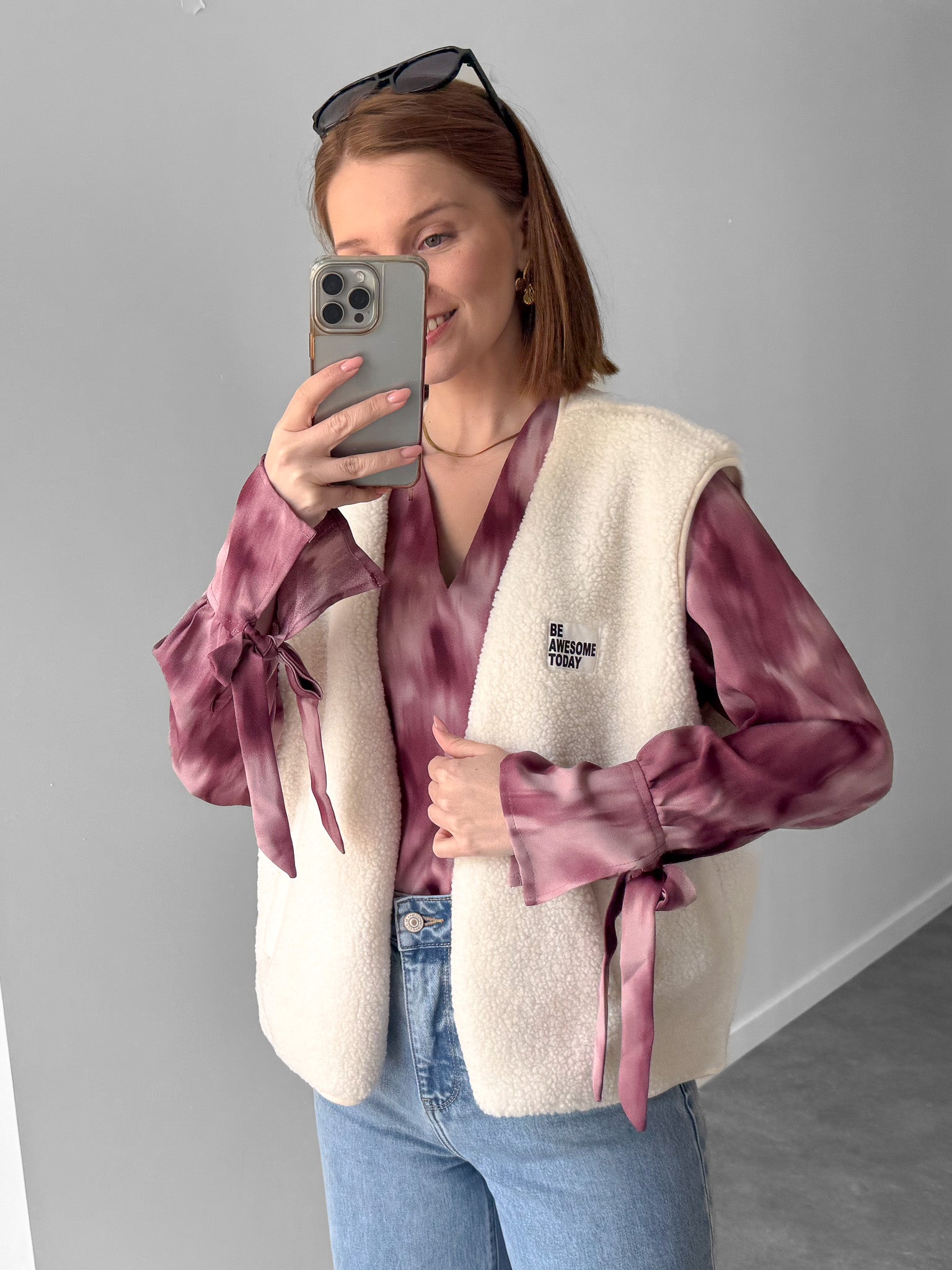 Blouse Lora pink