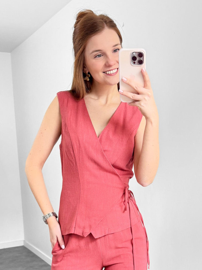Linnen Vest Josephine