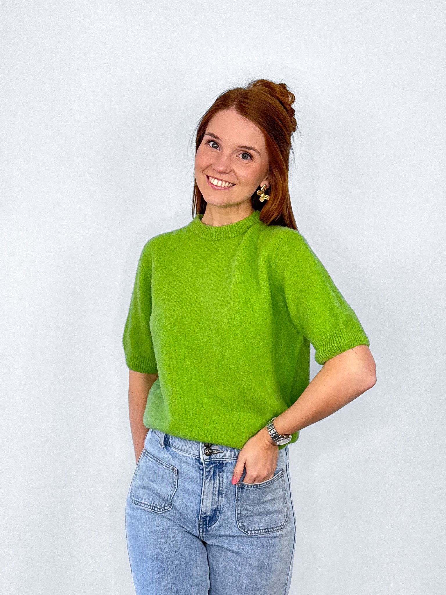 Trui Baby Alpaca groen