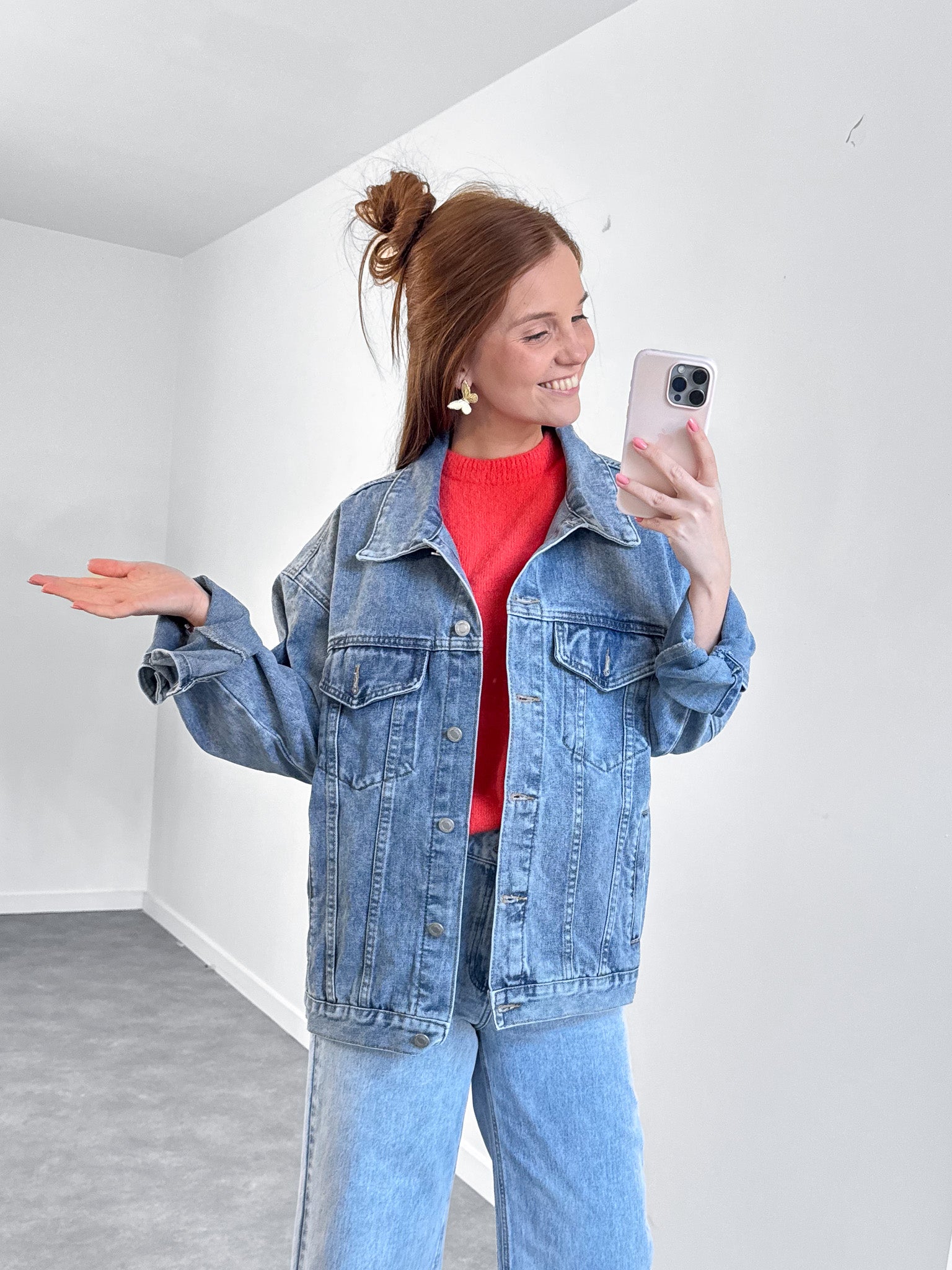 Oversized Jeansjas