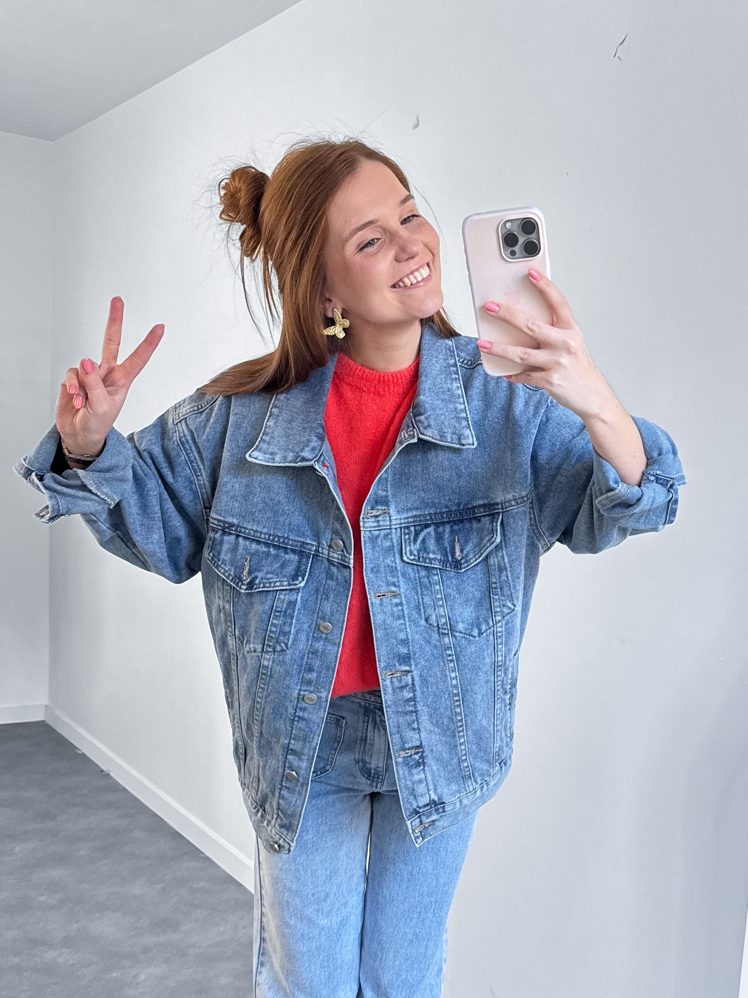 Oversized Jeansjas