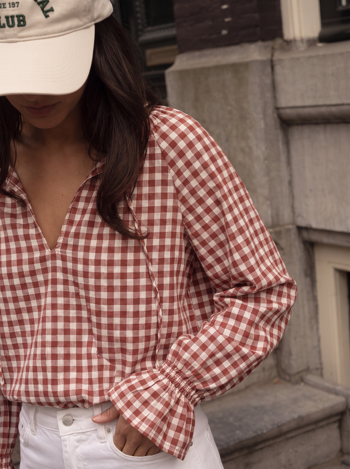 Blouse Odette rood