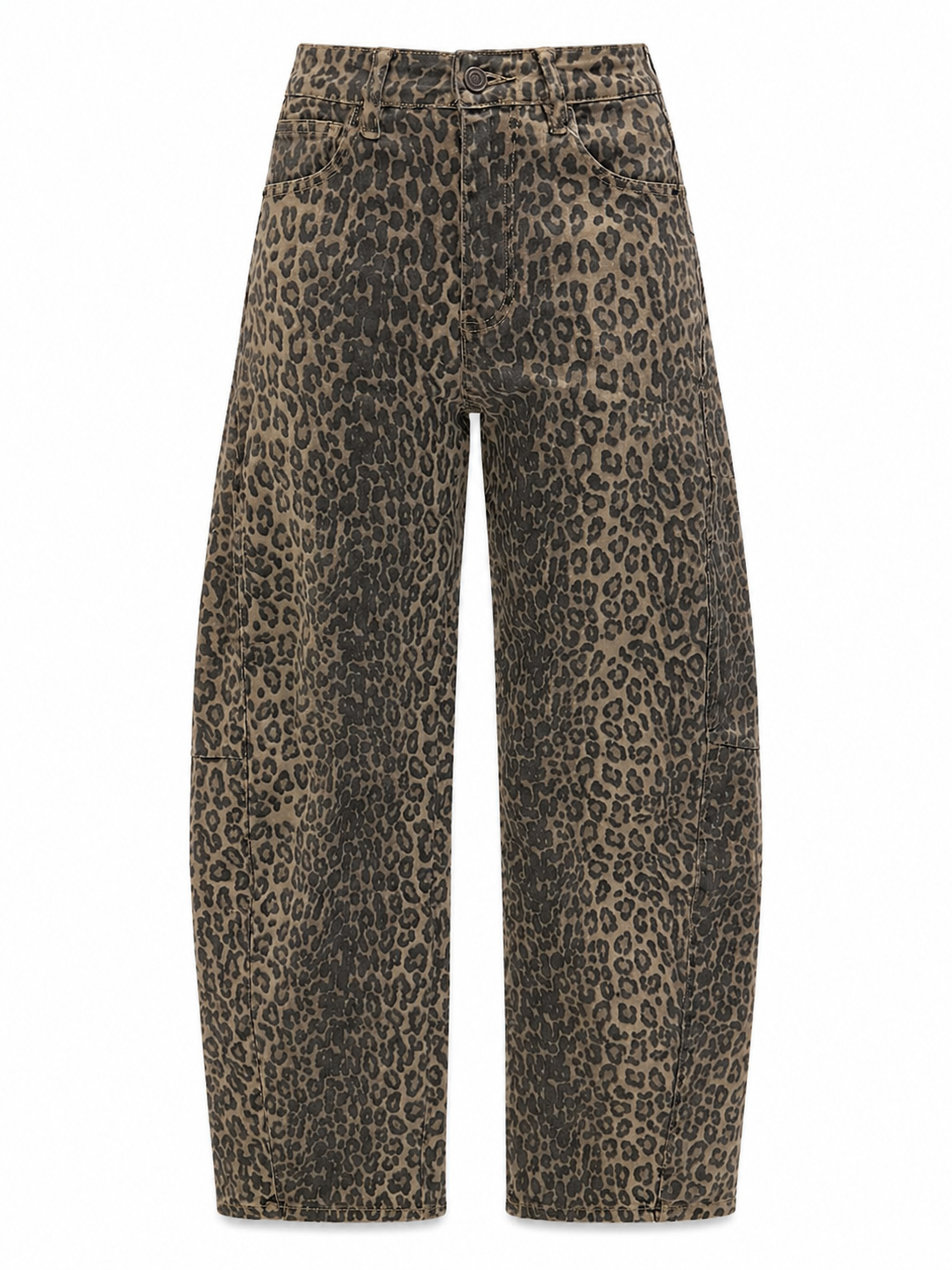 Barrel jeans Leopard