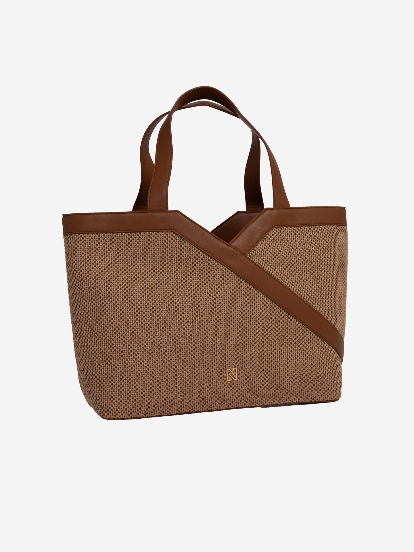 Alvino Raffia shopper