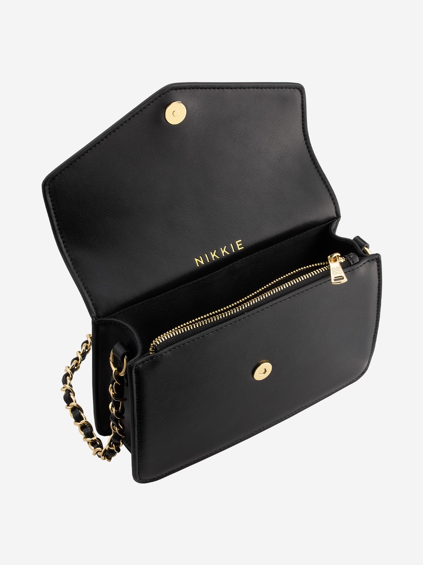 NIKKIE Daxing Croco zwart