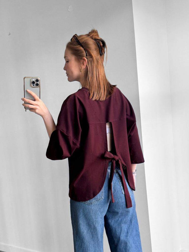 Shirt Alice bordeaux