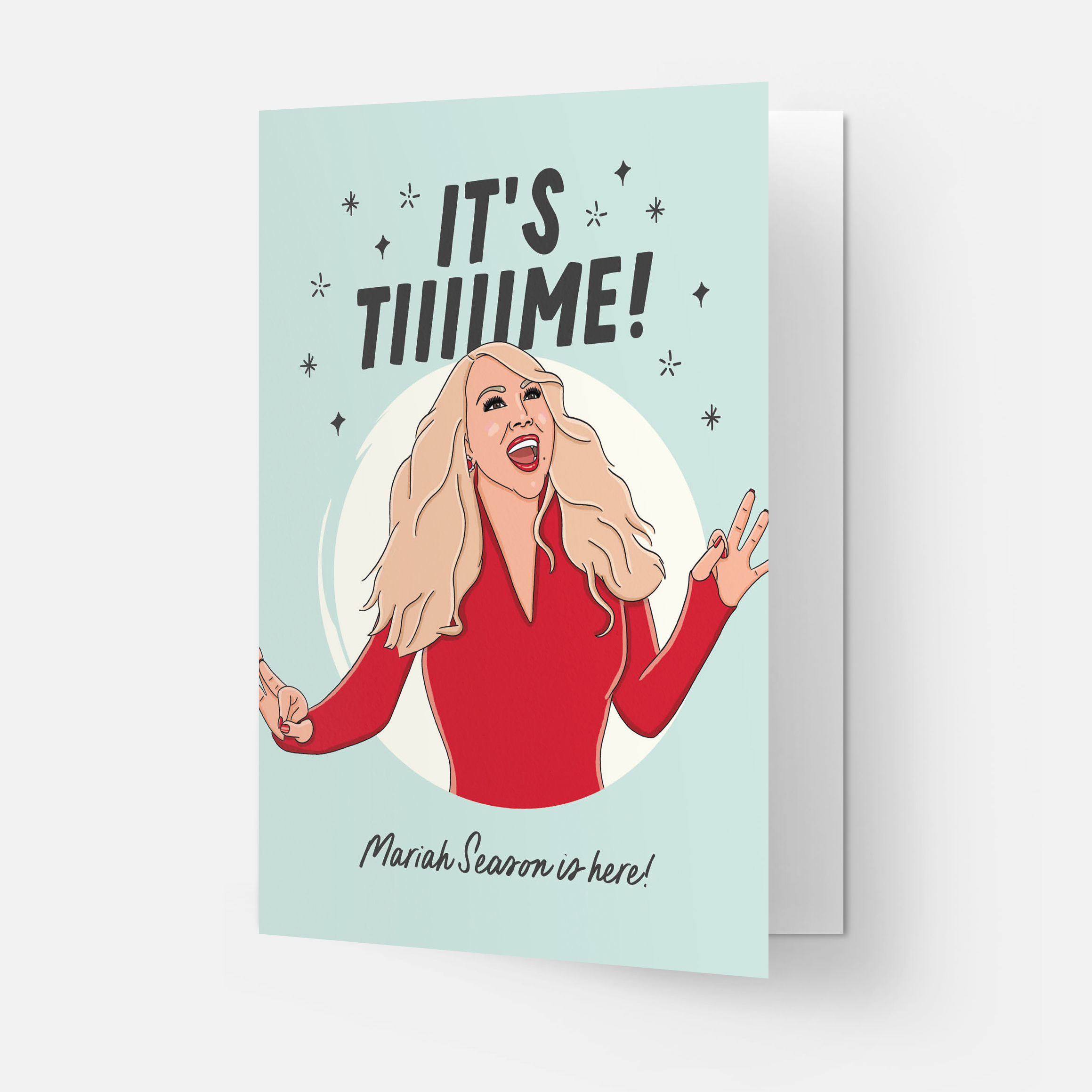 Het is tijd! wenskaart