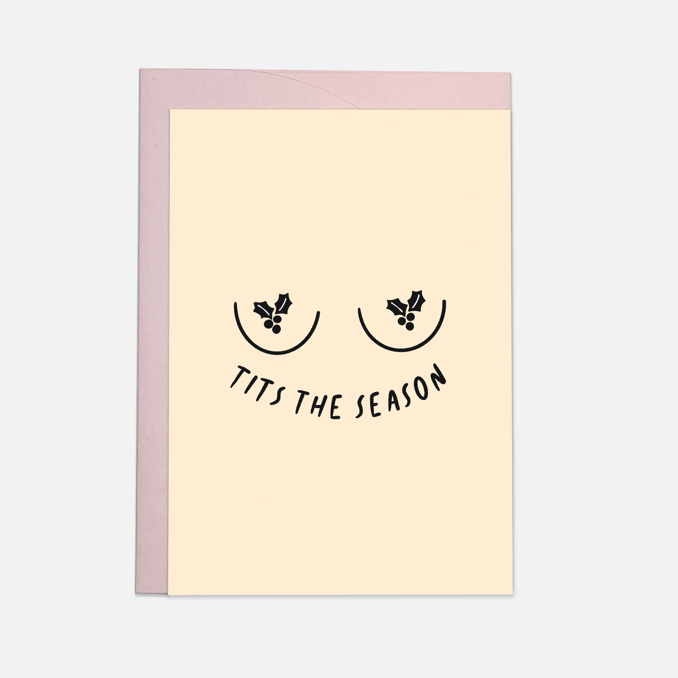 Tits the season greeting card