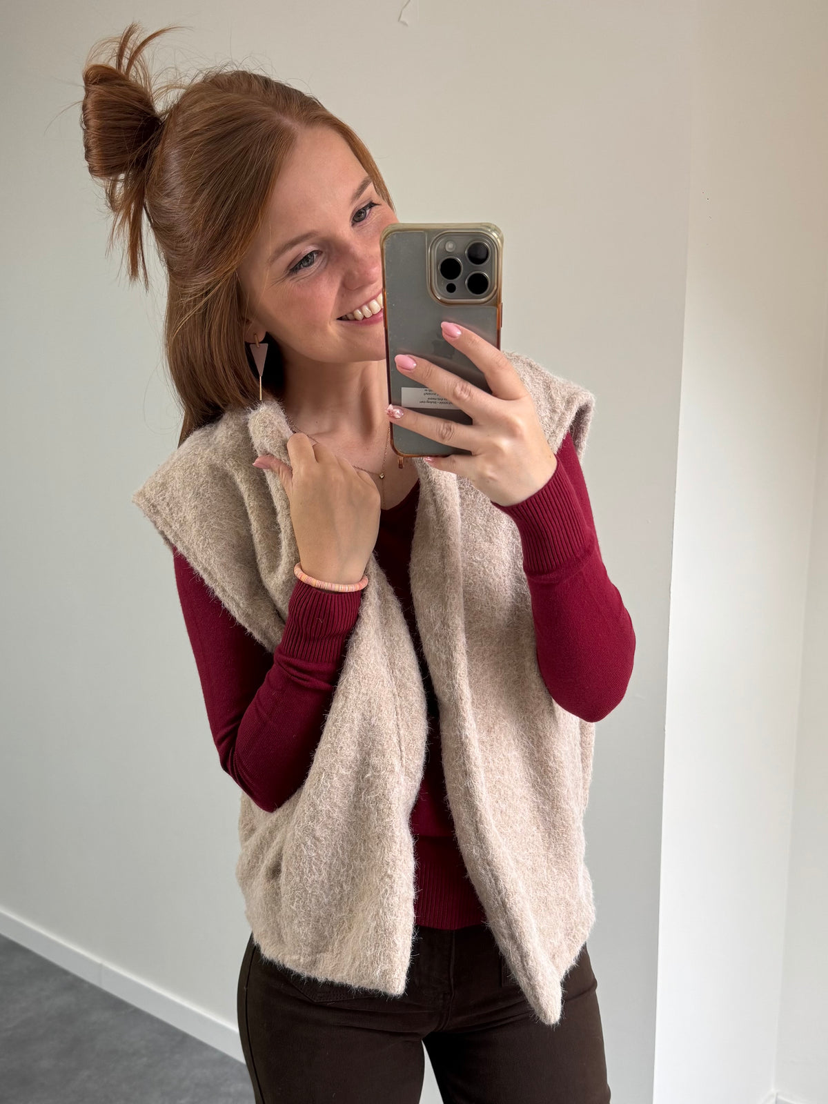 Gilet Sima beige