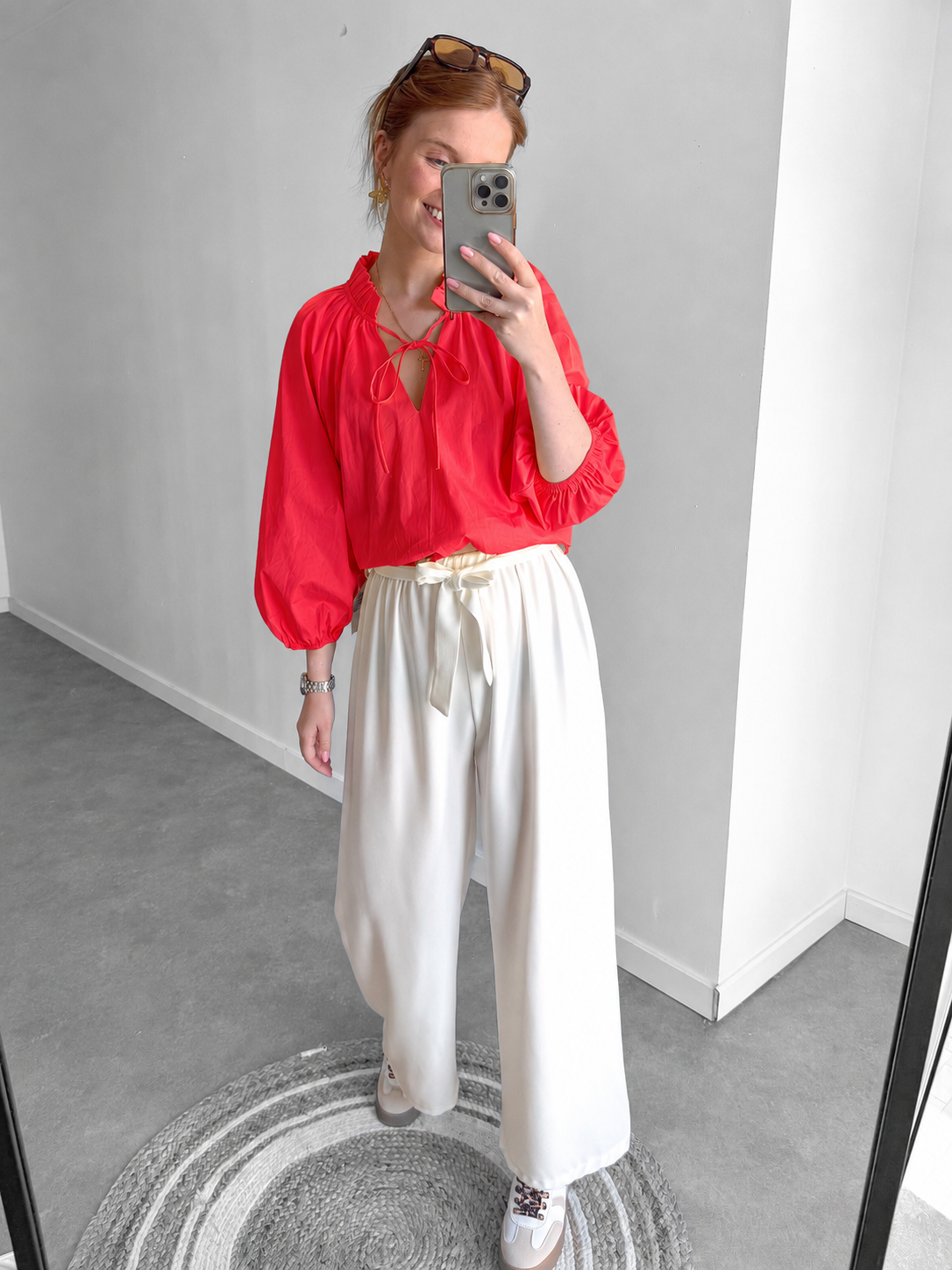Blouse Maya rood