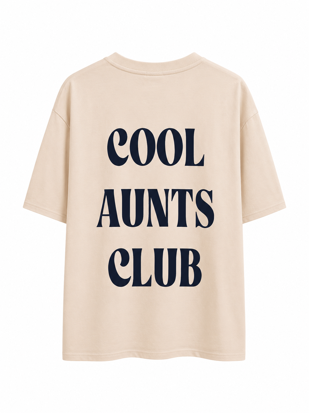T-shirt COOL AUNTS CLUB beige