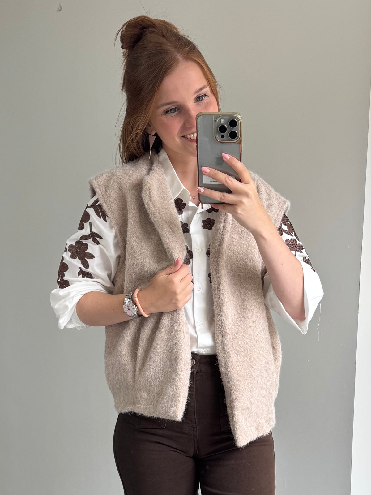 Gilet Sima beige
