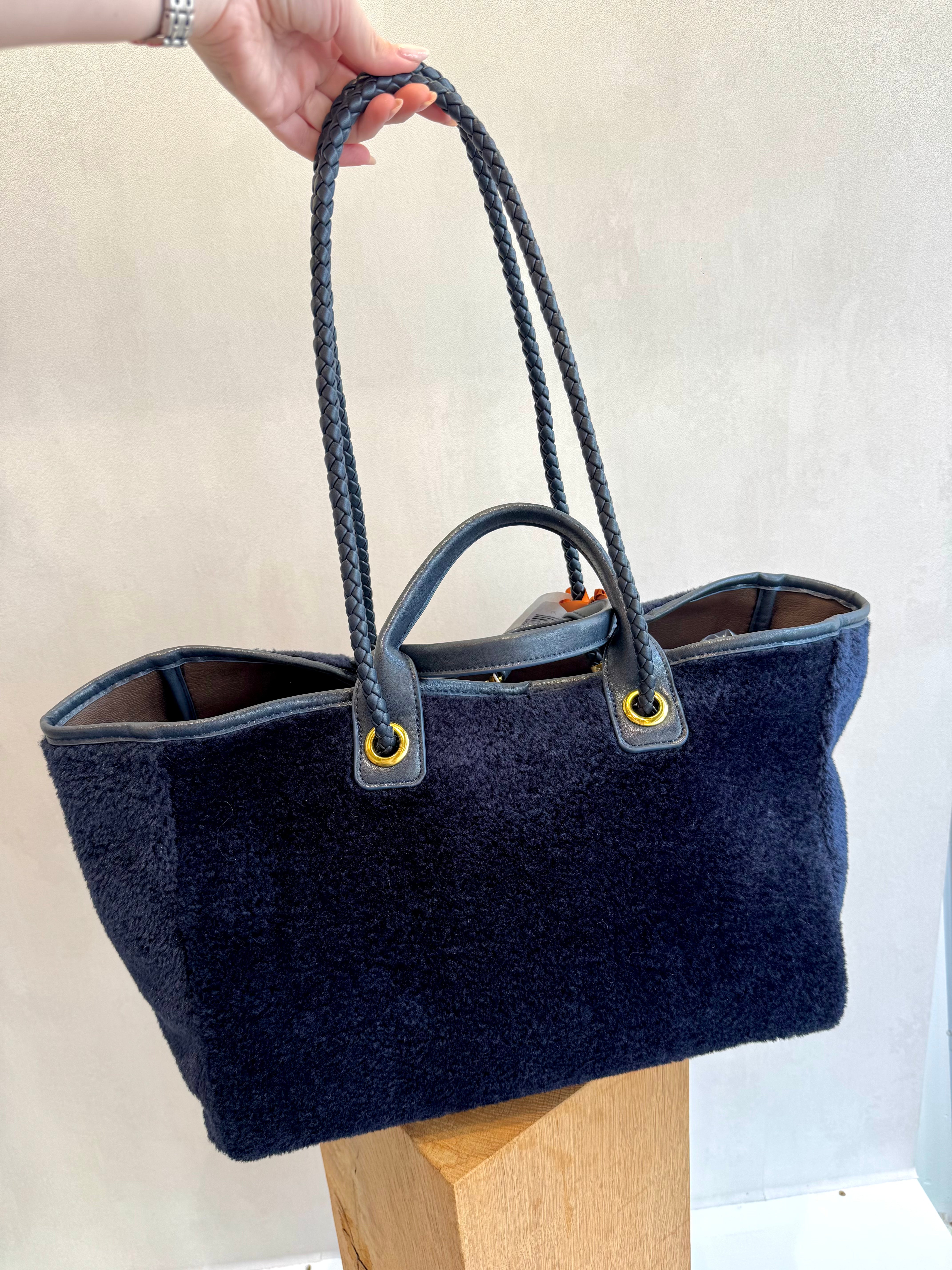 Tas Teddy reversible blauw