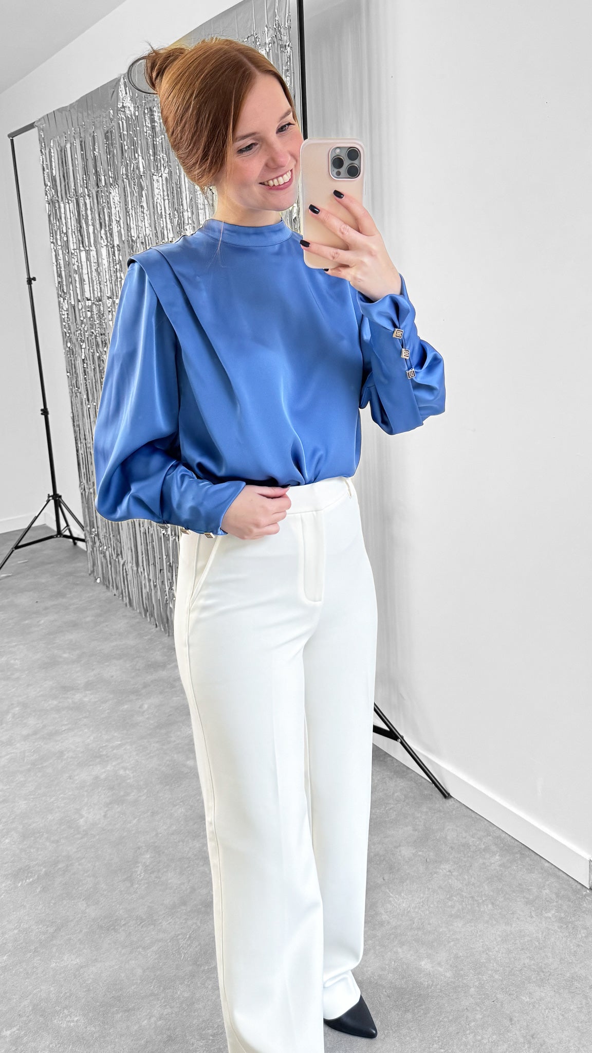 NIKKIE Hino Blouse blauw