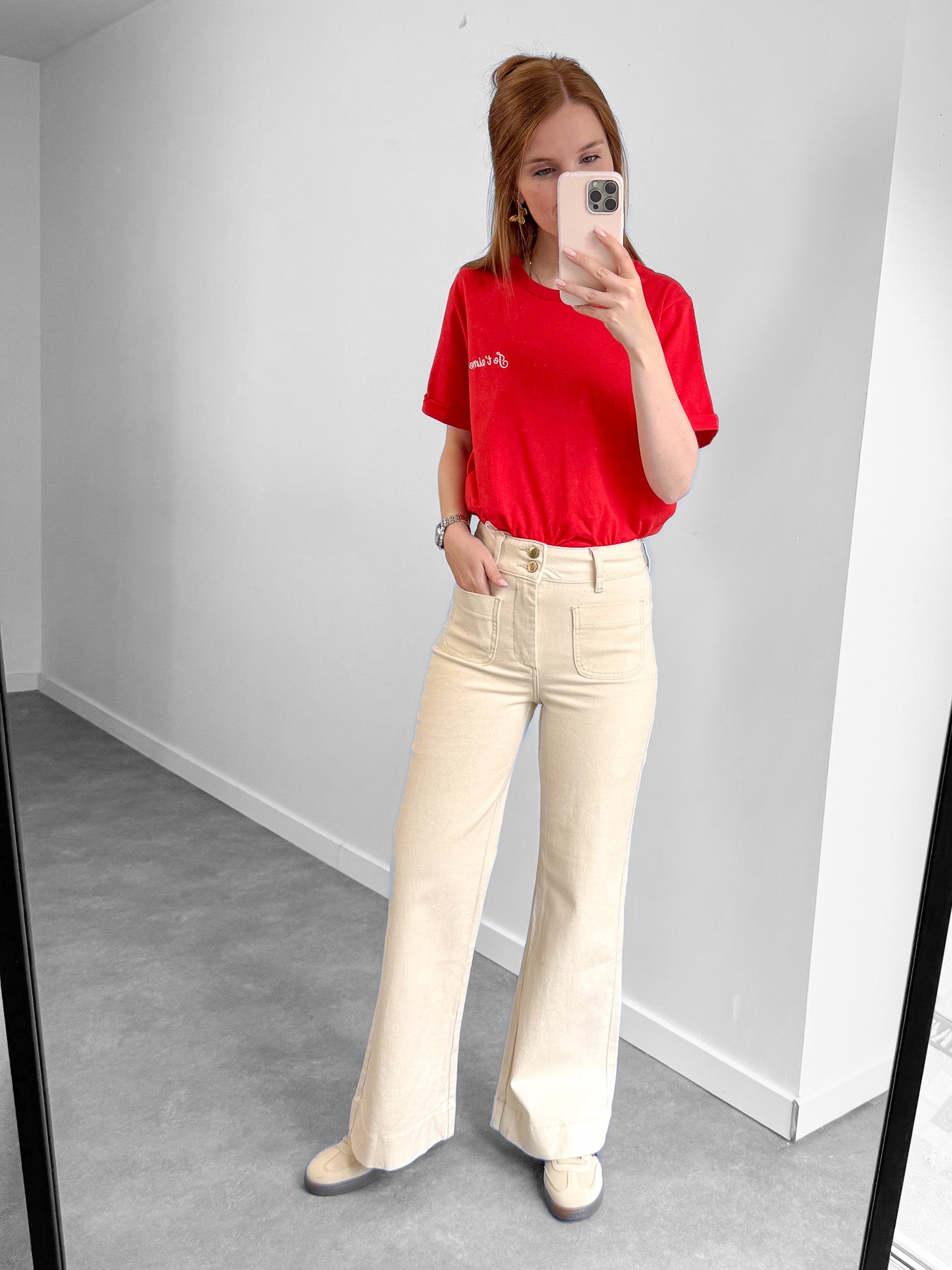 Jeans Elenette petit beige