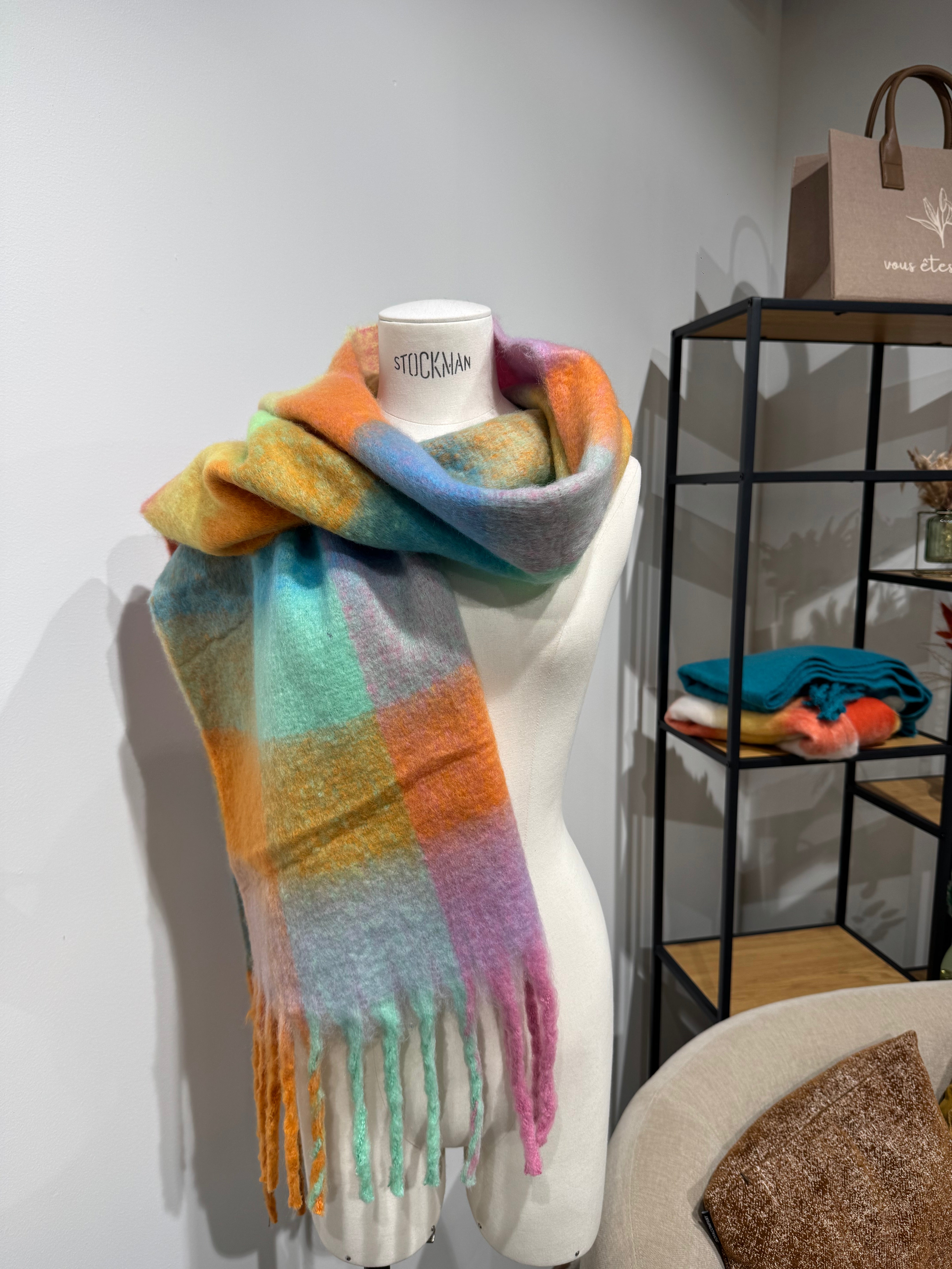 Sjaal multicolor