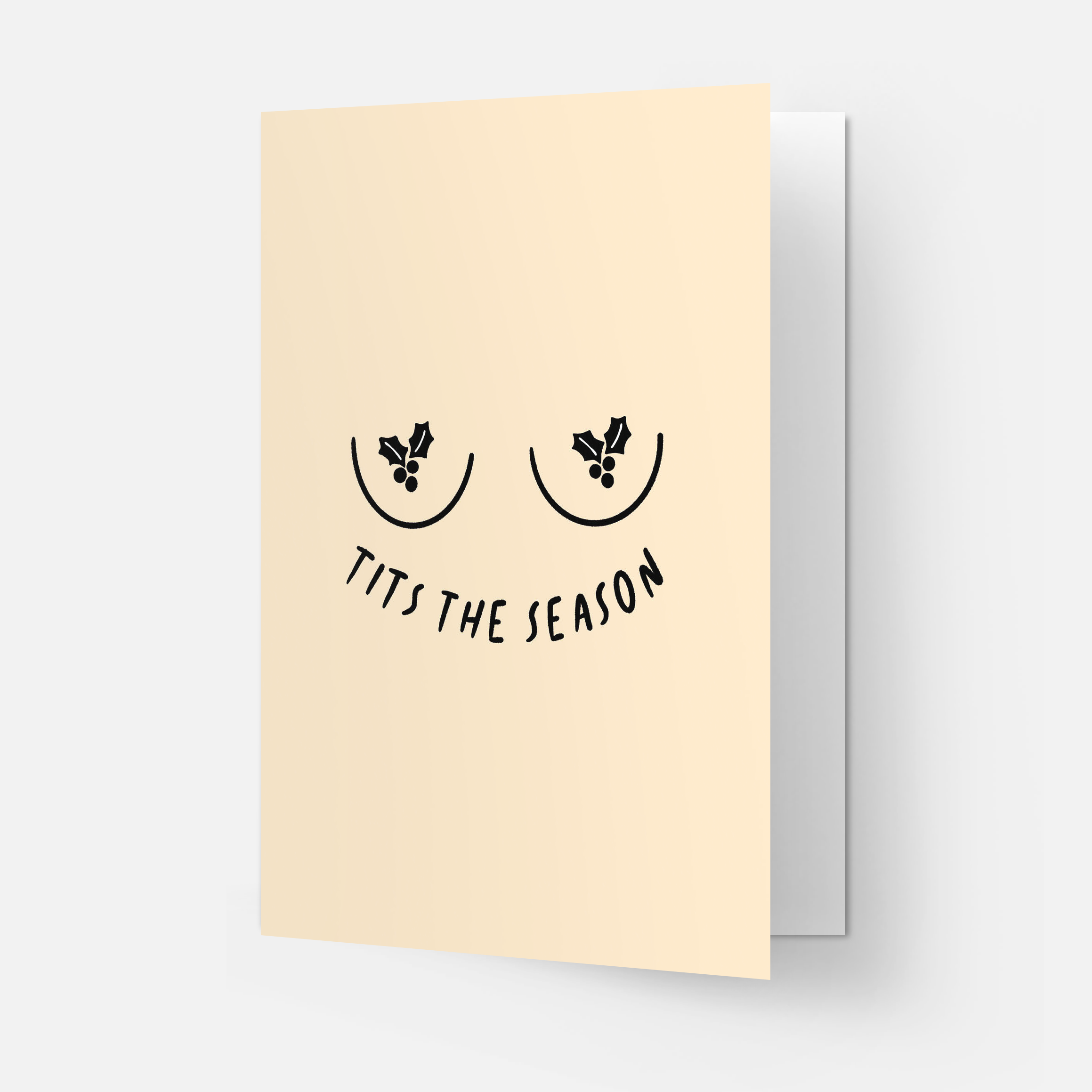 Tits the season greeting card