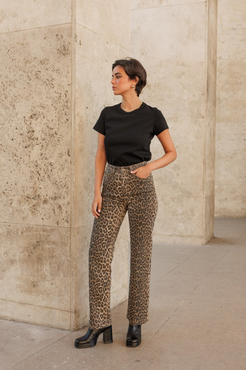 Jeans Leopard