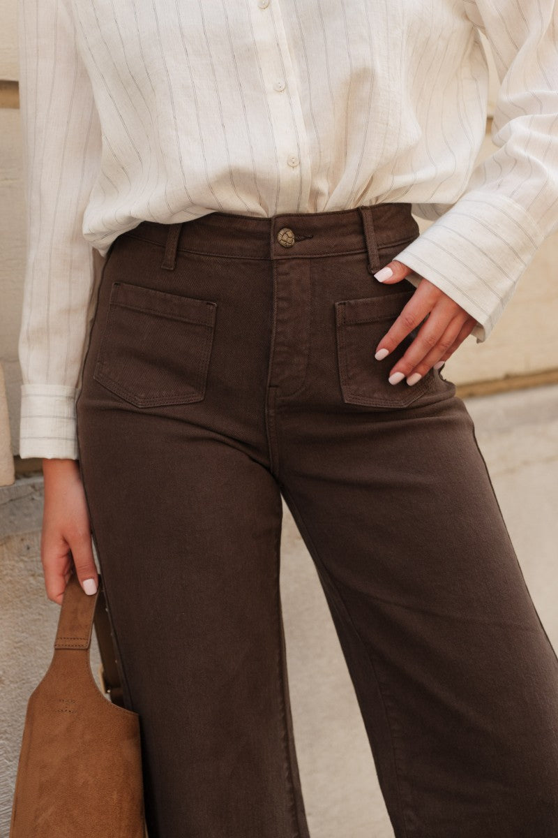 Jeans Gaspard Bruin